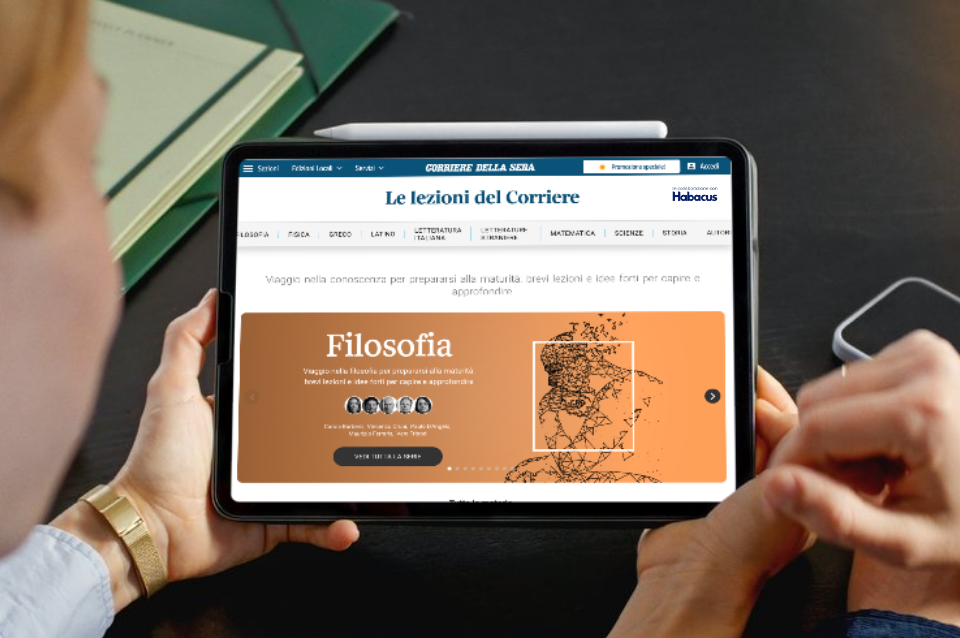 Lezioni del Corriere & Habacus: una visione che ci accomuna